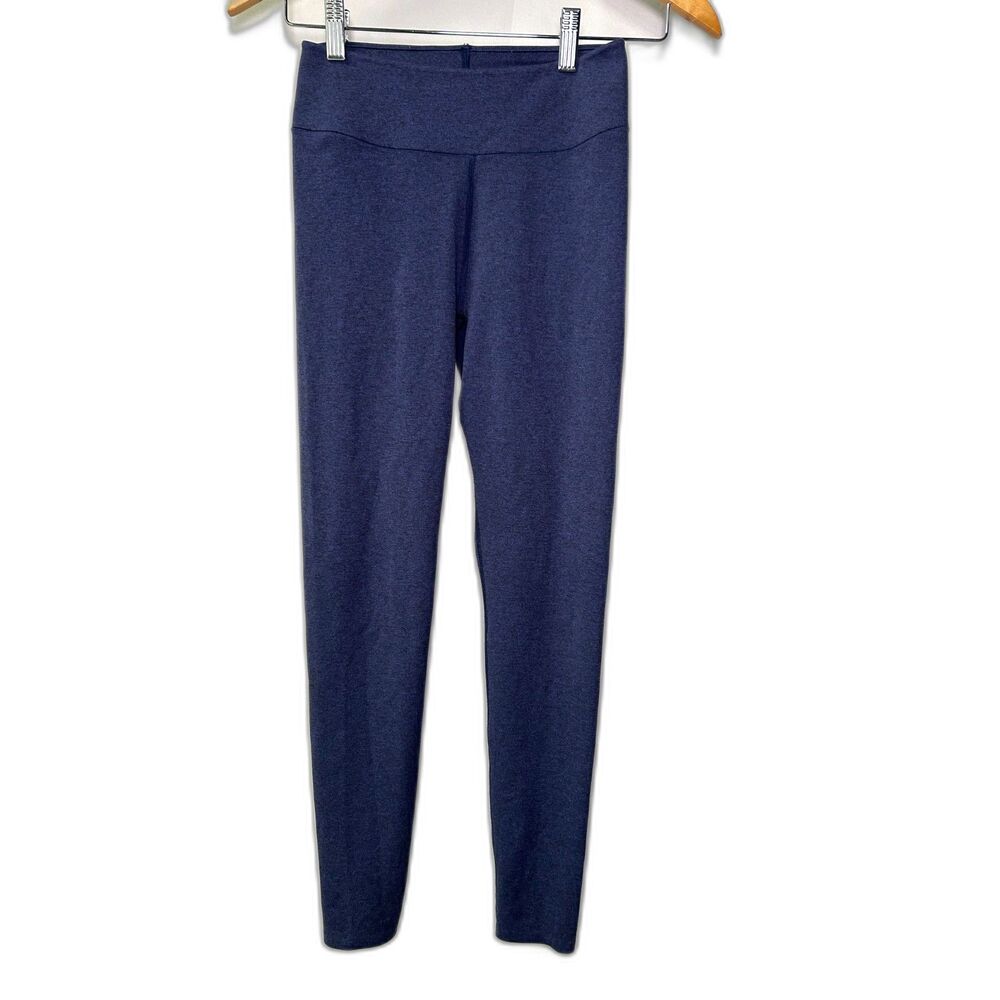 Uniqlo Heathered Navy Blue Capri Leggings XS